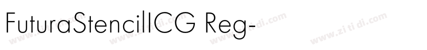 FuturaStencilICG Reg字体转换